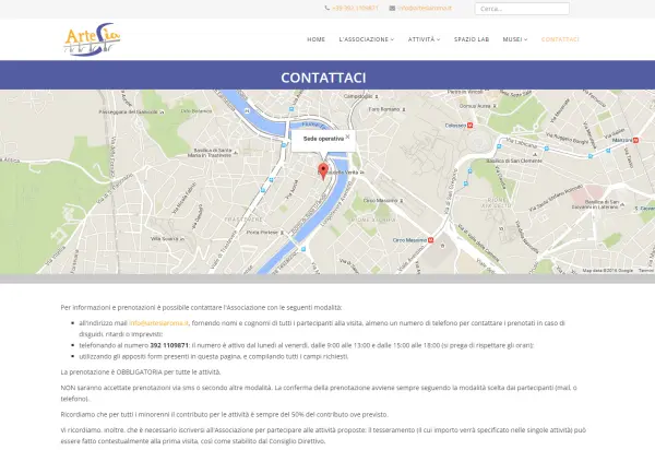 Pagina contatti